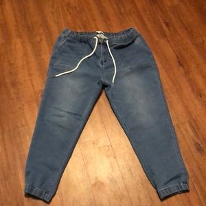 Forever 21+ Drawstring Jeans Size 1X